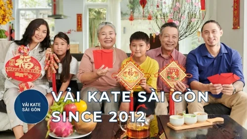 PHỐI HỢP TRANG PHỤC TỪ VẢI KATE CHO DỊP TẾT 2025