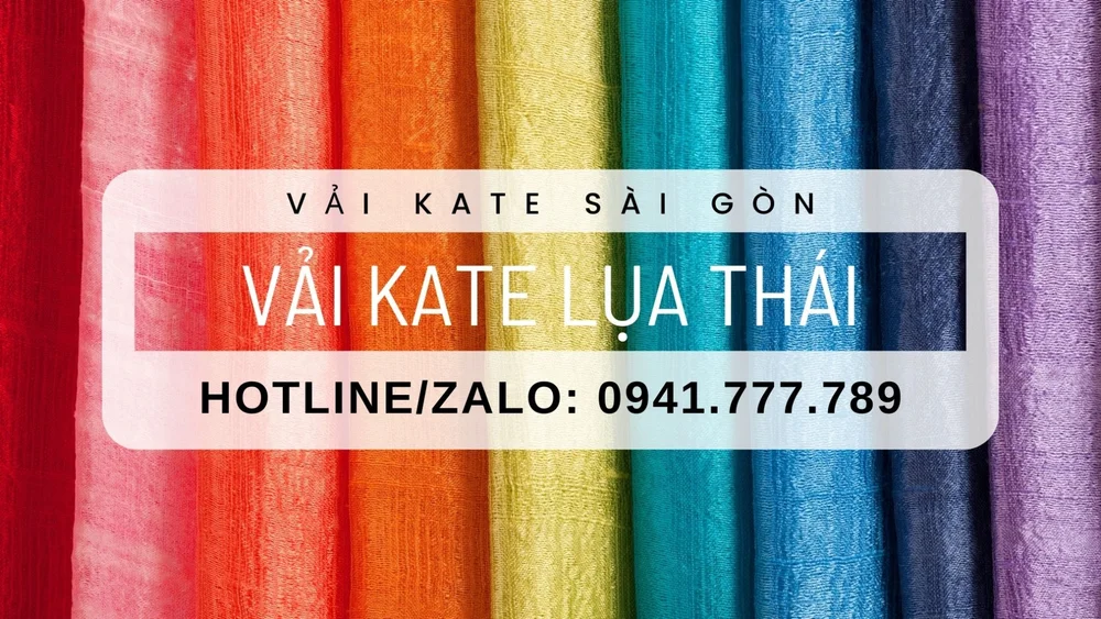 VẢI KATE LỤA THÁI - LOẠI VẢI PHÙ HỢP ĐỂ MAY TRANG PHỤC MẶC Ở NHÀ