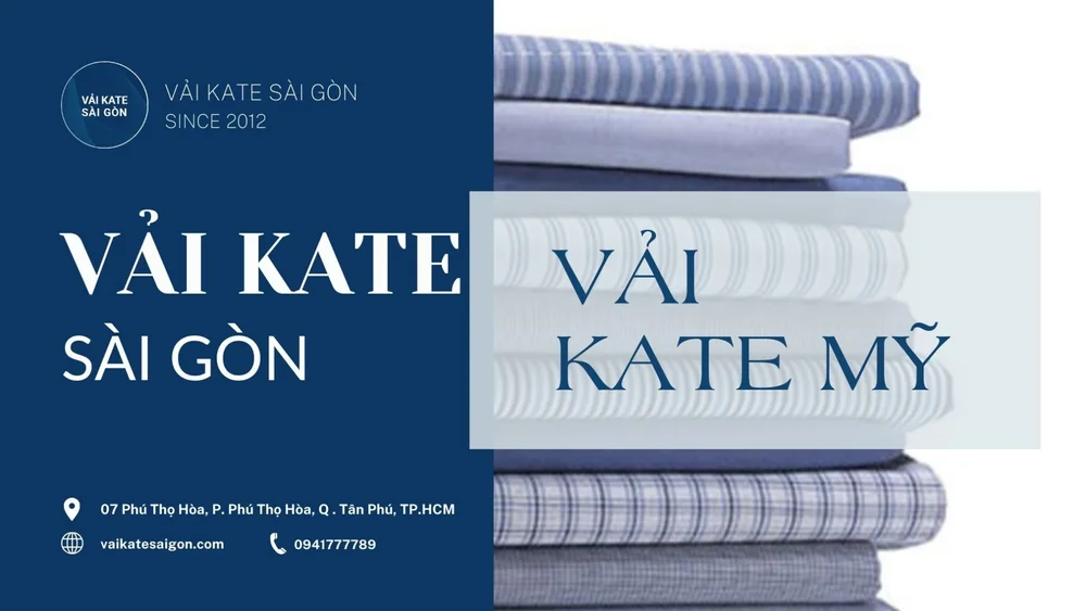 VẢI KATE MỸ, LOẠI VẢI LÝ TƯỞNG CHO ÁO SƠ MI CÔNG SỞ